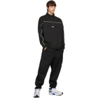 Reebok Classics Black Double Knit Quarter-Zip Pullover