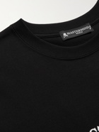 MASTERMIND WORLD - Logo-Print Cotton-Jersey T-Shirt - Black