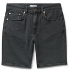 NN07 - Johnny 1766 Slim-Fit Stretch-Denim Shorts - Gray