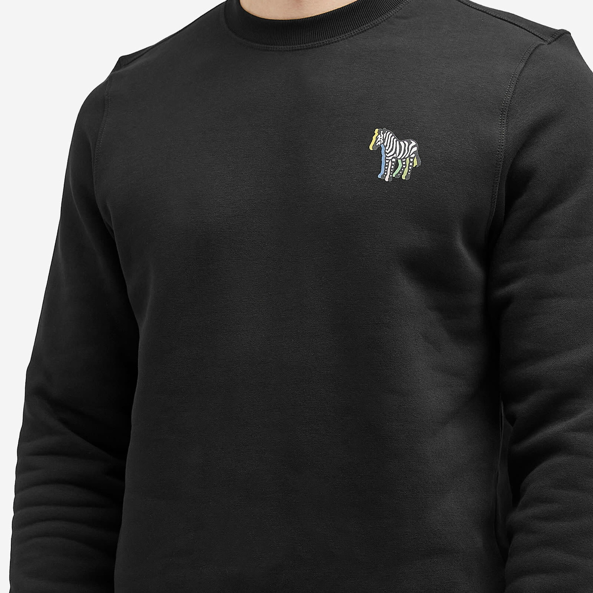 Paul Smith Men's Zebra Puff Sweatshirt in Black