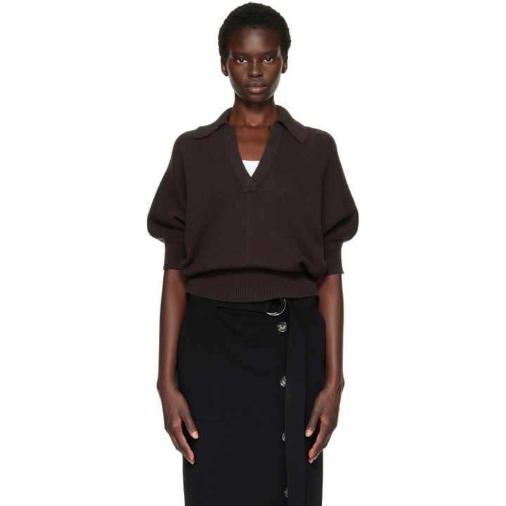 Photo: Proenza Schouler Brown Vella Polo