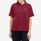 Air Jordan Men's Essential T-Shirt in Cherrywood Red/White