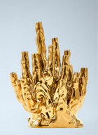 POLSPOTTEN Abstract Sculpture in Metallic Finish