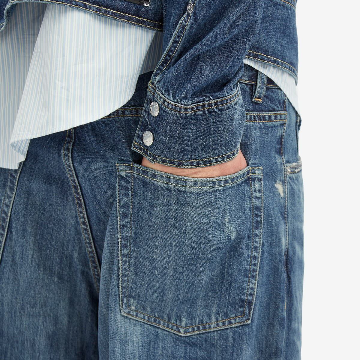 Our Legacy Men's Vast Cut Jeans in Vintage Rubber Repair
