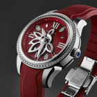 Perrelet Diamond Flower Automatic Red Dial Ladies Watch A2066/C