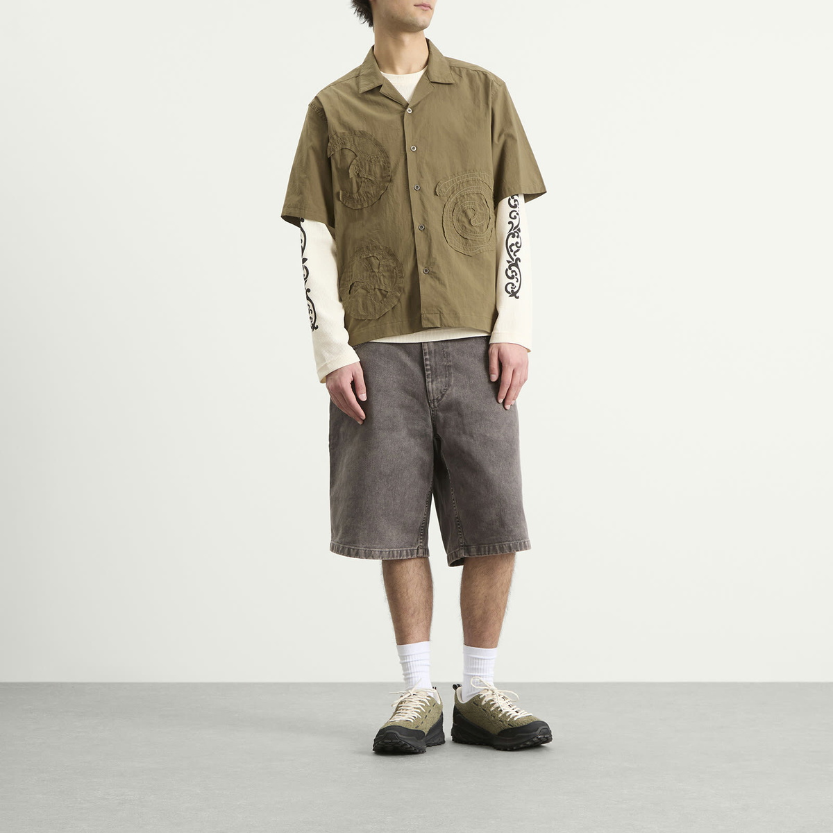 Heresy Men's Tatter Shirt in Green