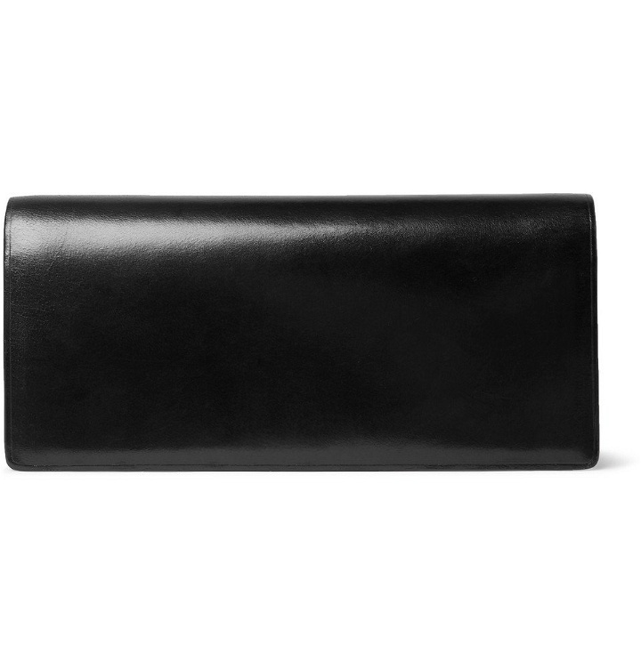 Photo: Il Bussetto - Polished-Leather Billfold Wallet - Black