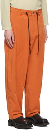 A. A. Spectrum Orange Jeremyz Shell Trousers