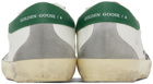 Golden Goose White & Gray Super-Star Classic Sneakers