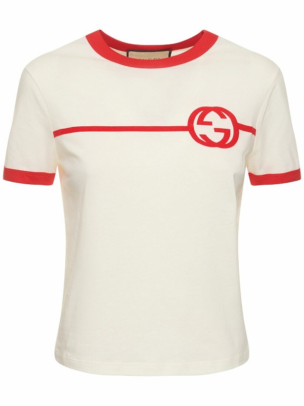 Photo: GUCCI 70's Cotton Jersey T-shirt