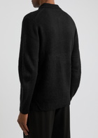 Helmut Lang Apex Knitted Polo Shirt Black