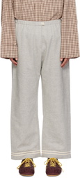 SC103 Gray Banner Trousers