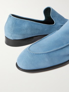BRIONI - Suede Loafers - Blue - UK 8