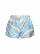 PUCCI Printed Silk Twill Shorts