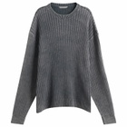 Balenciaga Men's Sweater with Logo in Light Blue