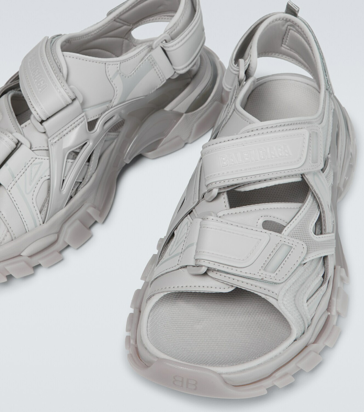 送料込 BALENCIAGA TRACK CLEAR SOLE サンダル Balenciaga Track Clear Sole White (Women's