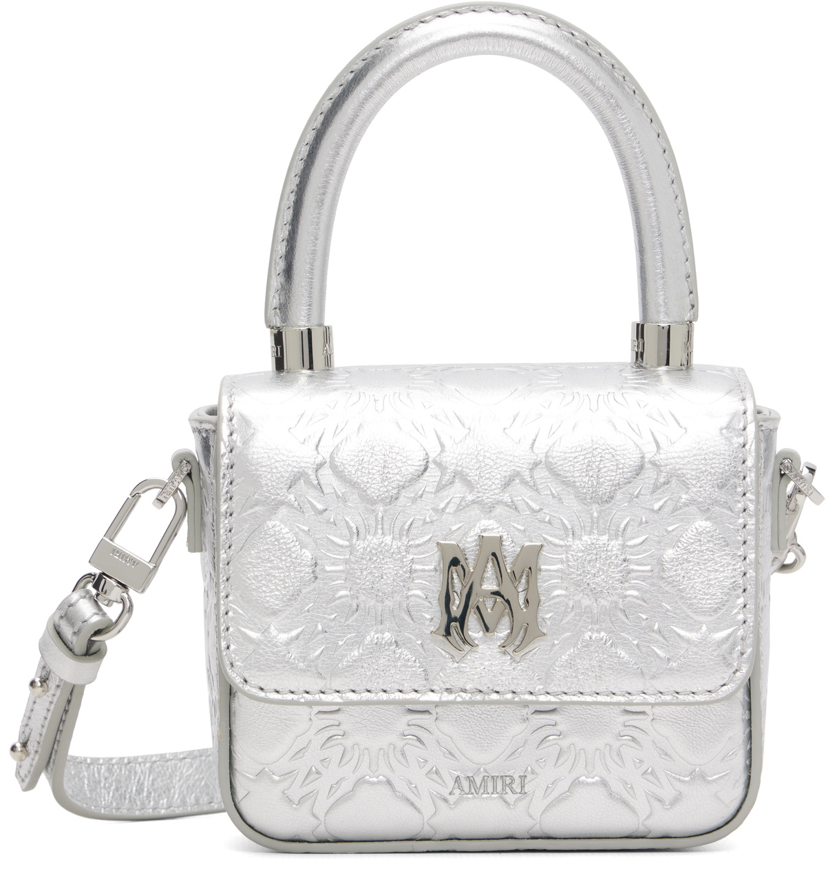 AMIRI Silver MA Quad Nano Bag Amiri