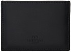 Valentino Garavani Black 'VLTN' Card Holder