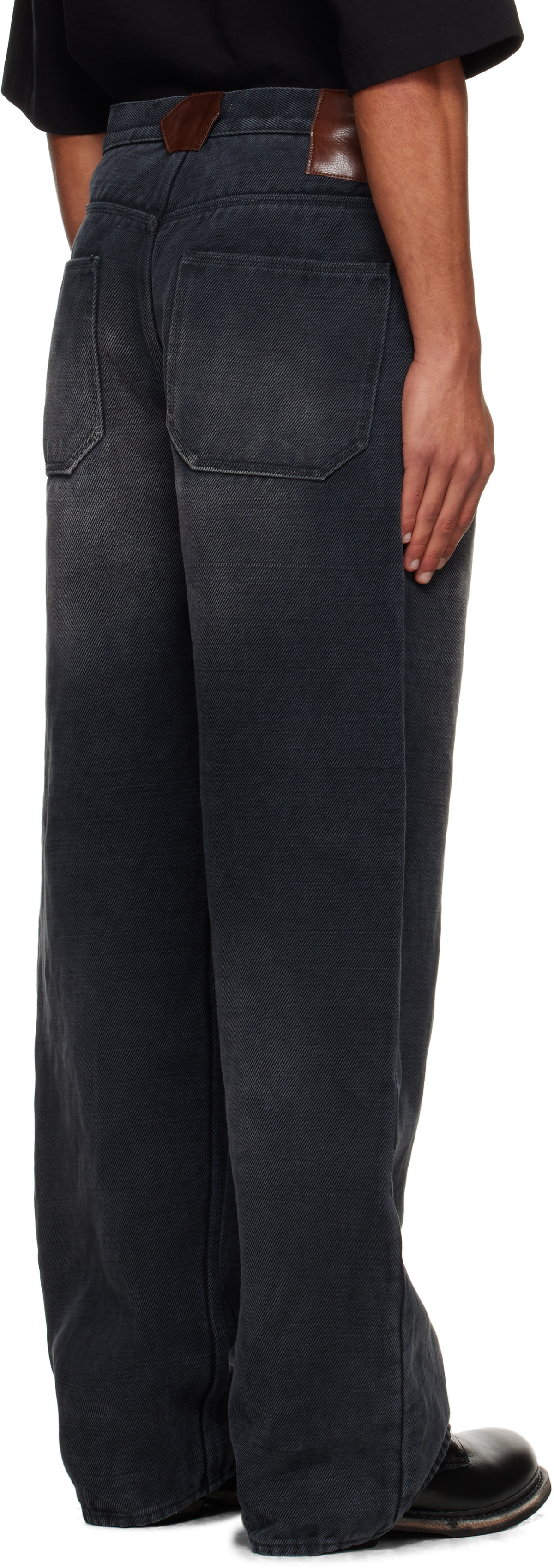 OUAT Gray Selvedge Baggie Jeans