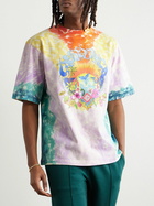 Casablanca - Surf Trip Tie-Dyed Logo-Print Organic Cotton-Jersey T-Shirt - Pink
