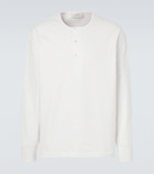Studio Nicholson Kuyto cotton jersey Henley shirt
