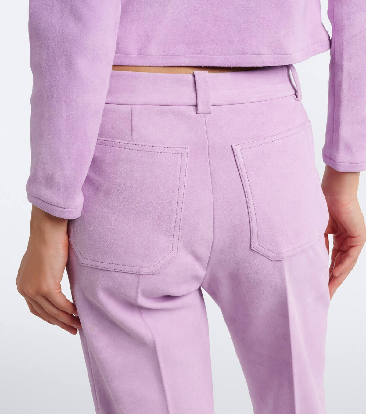 Stouls Lizzy suede bootcut pants