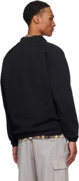 ROA Black Heavy Half Zip Sweatshirt