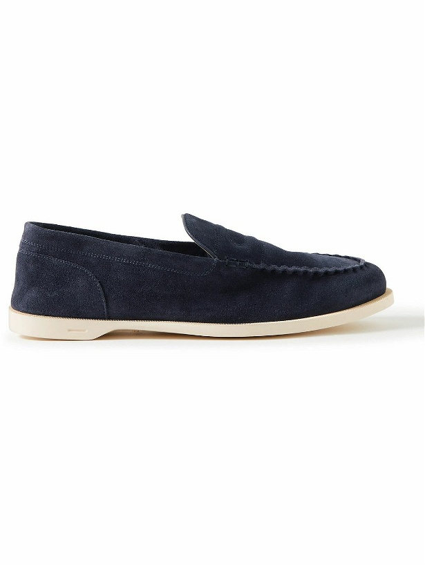 Photo: John Lobb - Pace Suede Loafers - Blue