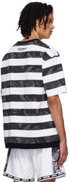 AAPE by A Bathing Ape Black & White Striped T-Shirt