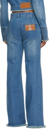 JUNEYEN Blue Faded Jeans