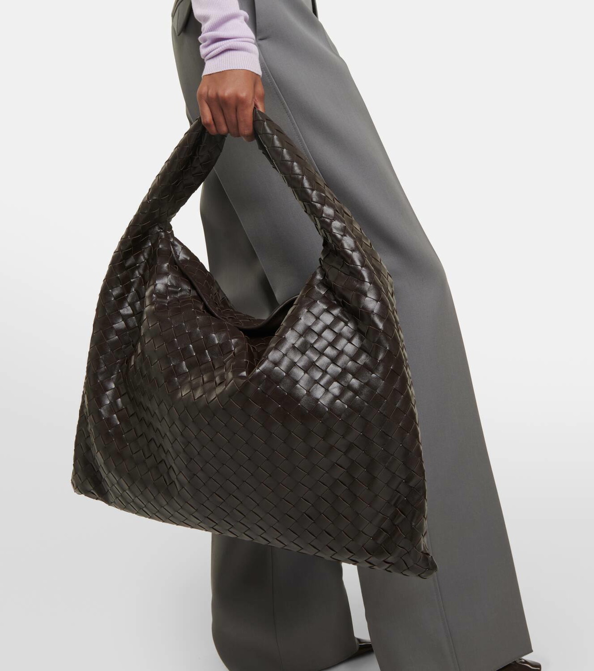 Bottega Veneta Hop Large leather tote bag