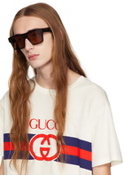 Gucci Black Square Sunglasses