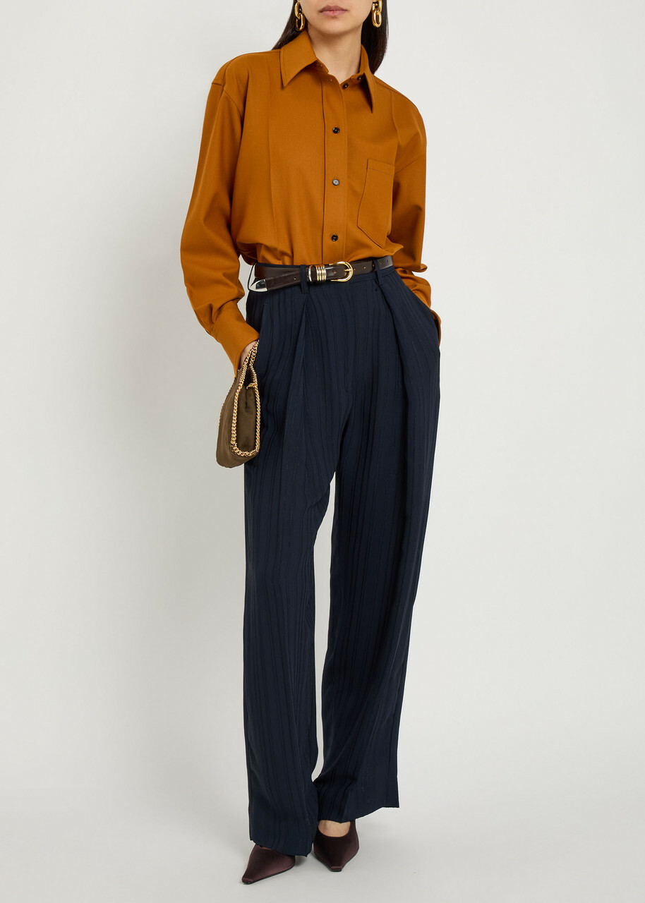 Victoria Beckham Twill Shirt Bronze