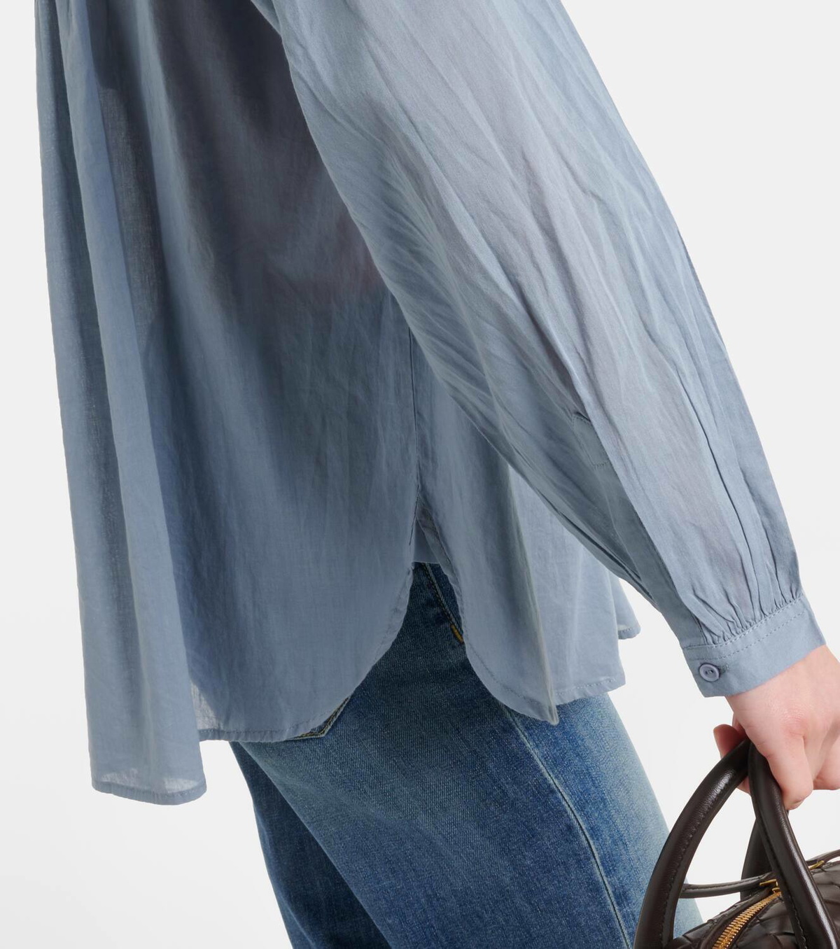 Nili Lotan Neville cotton poplin blouse