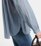 Nili Lotan Neville cotton poplin blouse