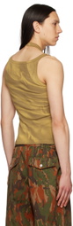Dion Lee Tan Interlink Tank Top