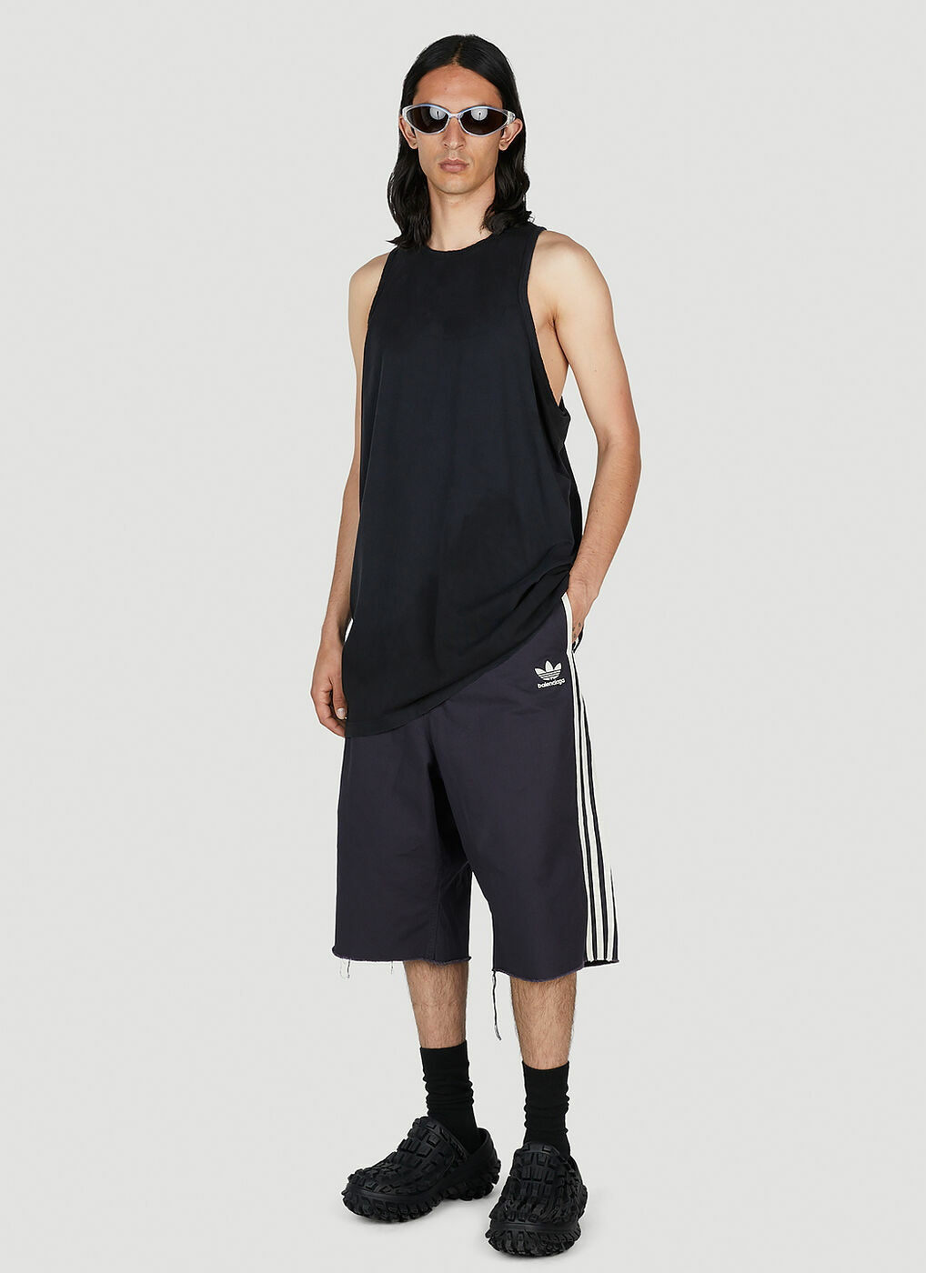 Balenciaga - Loose Tank Top in Black Balenciaga