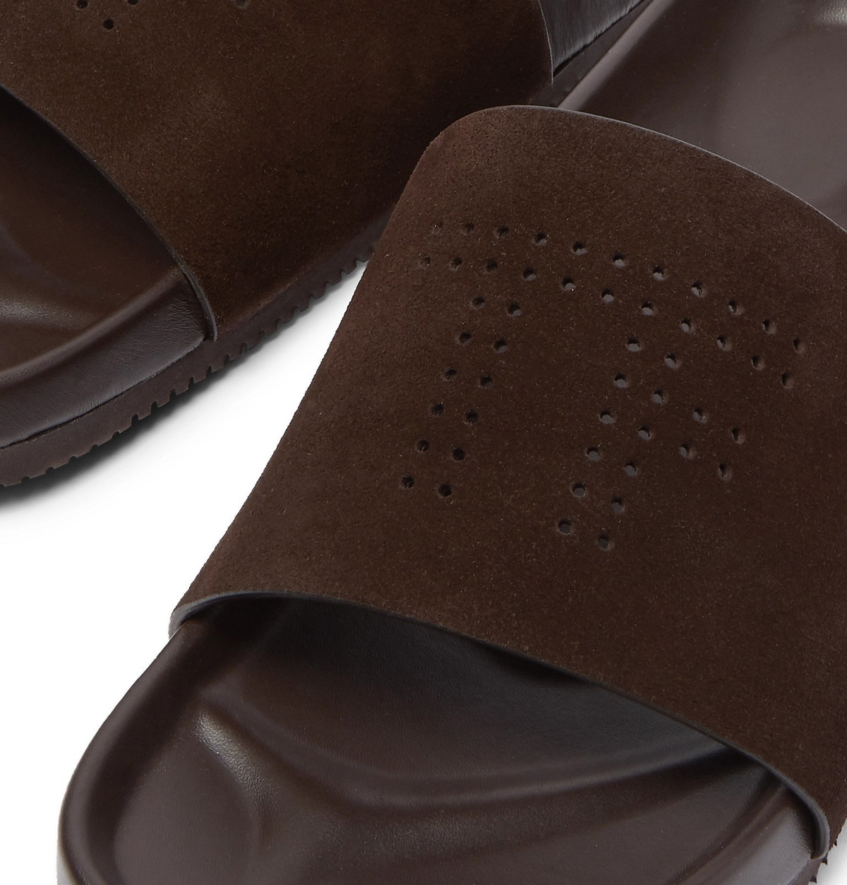 Tom ford wiglow perforated suede leather sandals size 9 TOM FORD Wicklow Suede Sandals for Men | MR PORTER main image 4