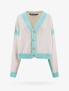 Palm Angels Cardigan White   Mens