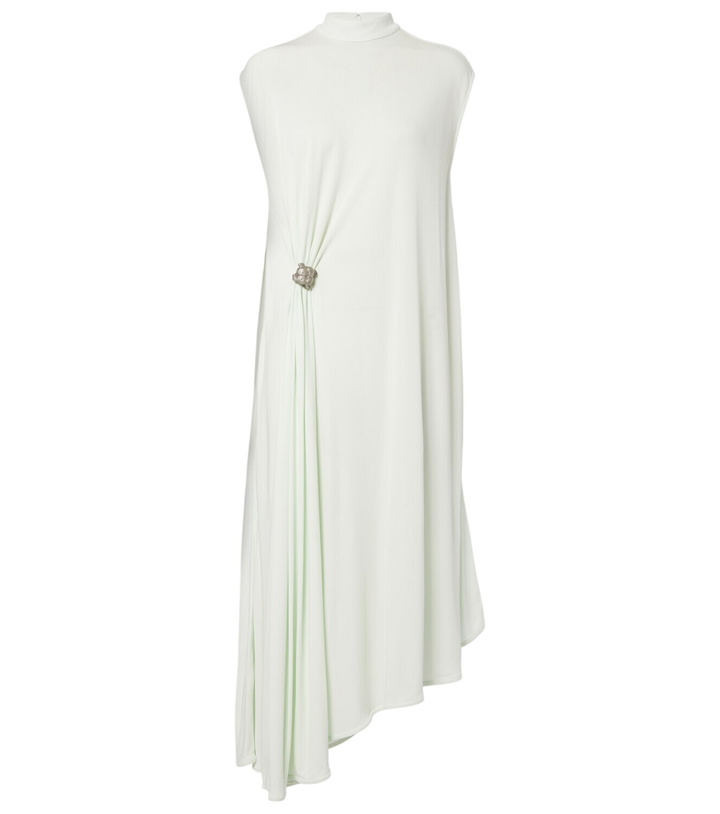 Photo: Bottega Veneta Knot gathered crêpe jersey midi dress