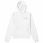 Jacquemus Men's Bow Logo Hoody in White