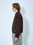 Brain Dead Half-Zip Collared Sweatshirt