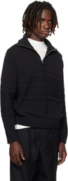 Craig Green Black Tape Knit Polo
