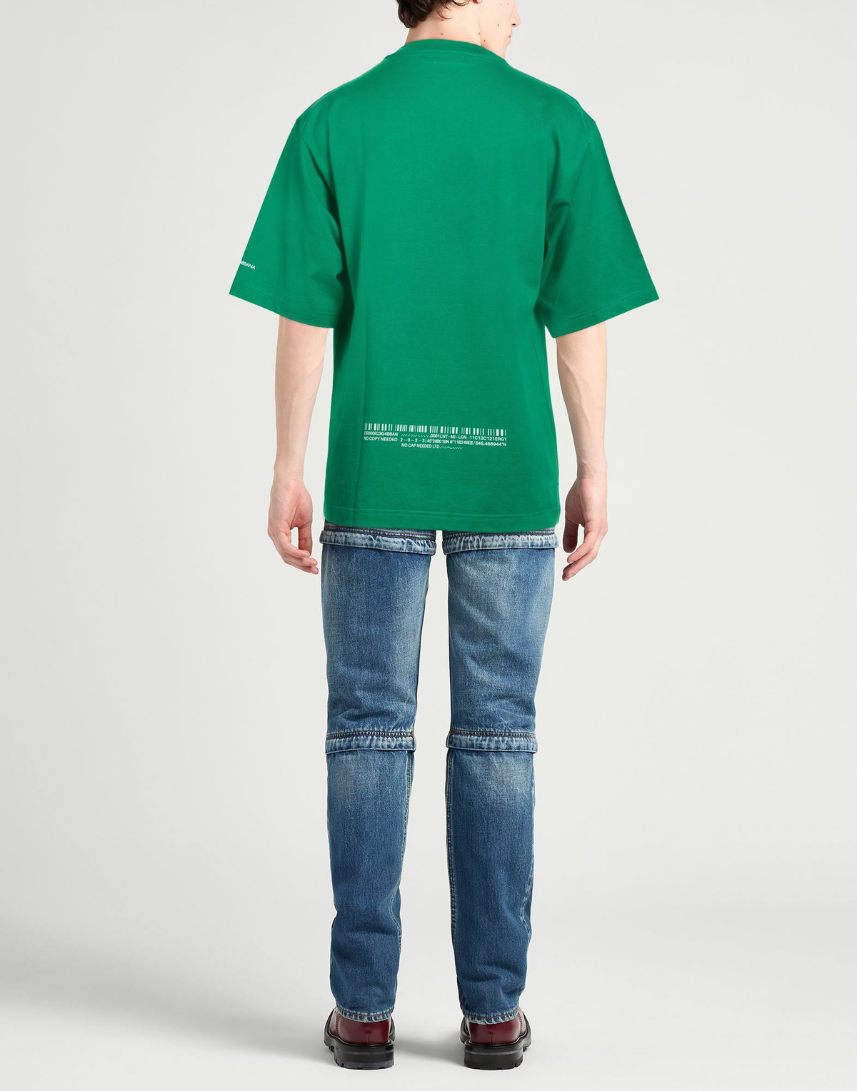 Dolce & gabbana Mens T-shirt Emerald in Green