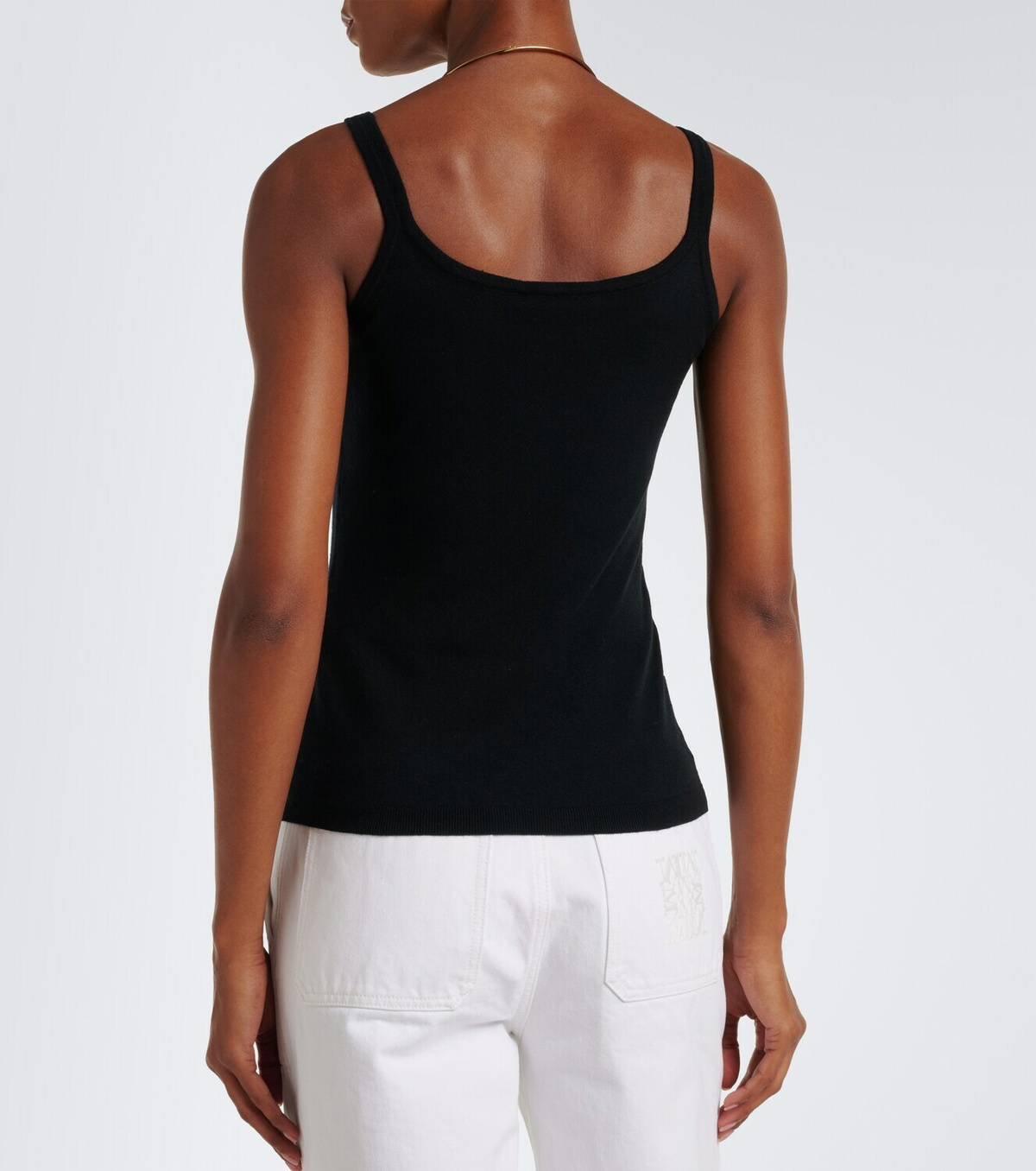 Max Mara Knitted wool-blend tank top