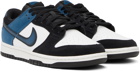 Nike Black & Blue Dunk Low Retro Sneakers