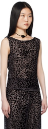 Caro Editions Black Alexa Tank Top