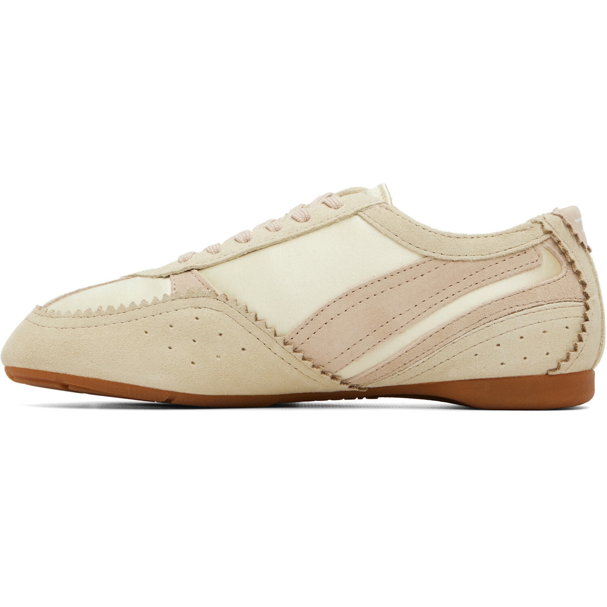 Diesel Beige D-Mile-Flat Sneakers