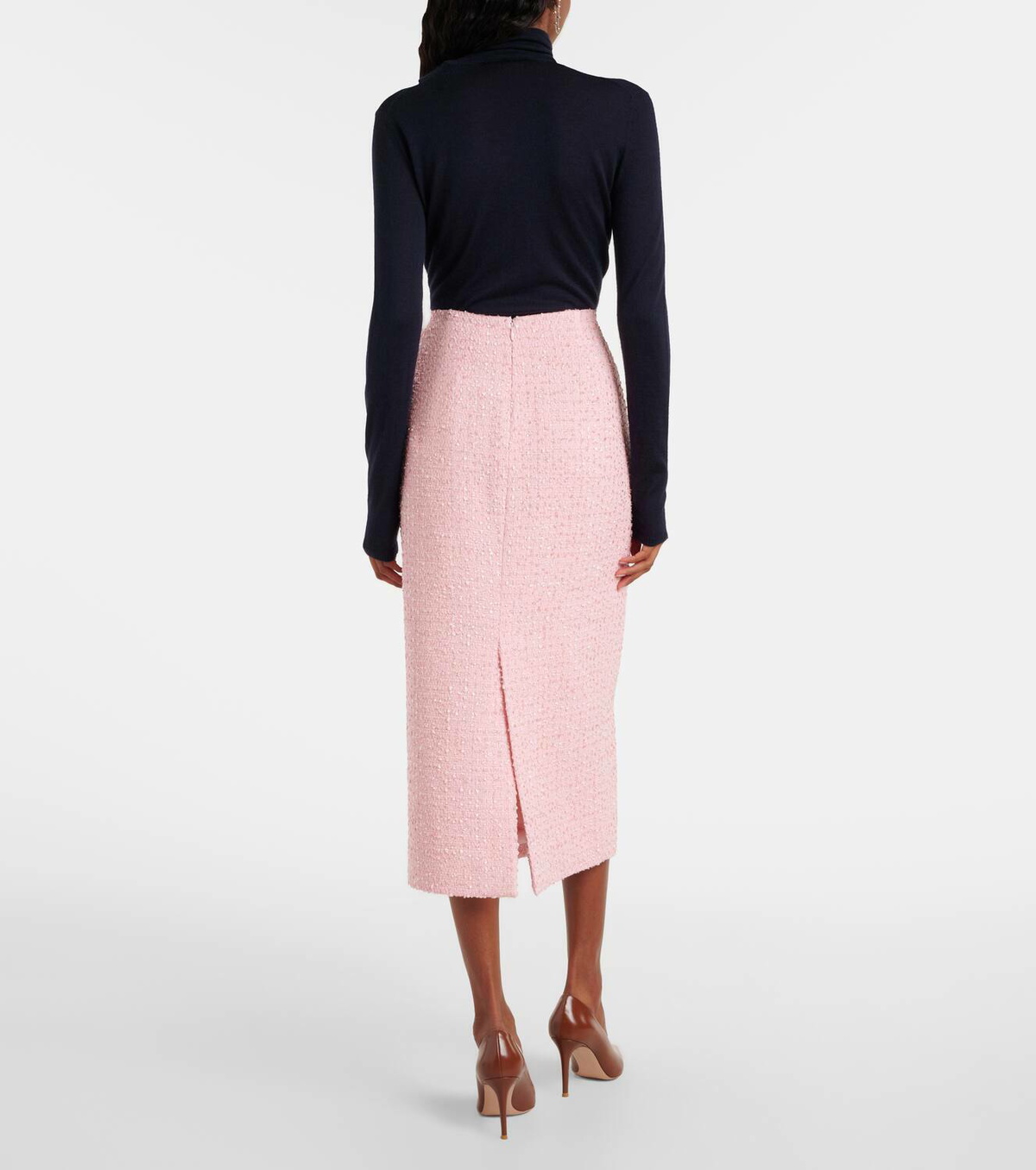 Carolina Herrera Tweed pencil skirt