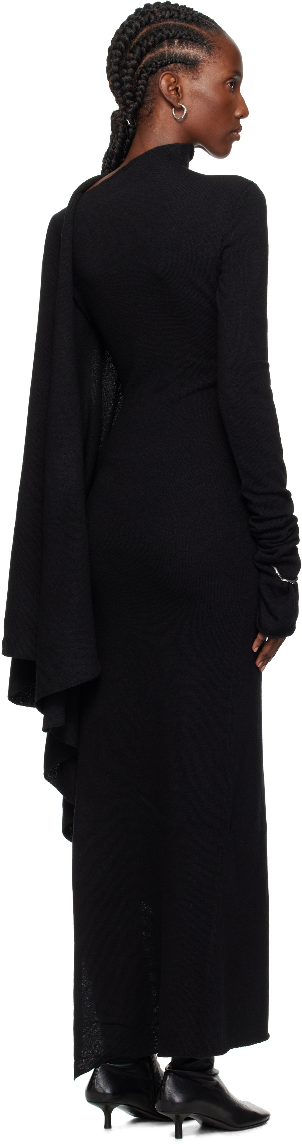 Ann Demeulemeester Black Vabu Maxi Dress